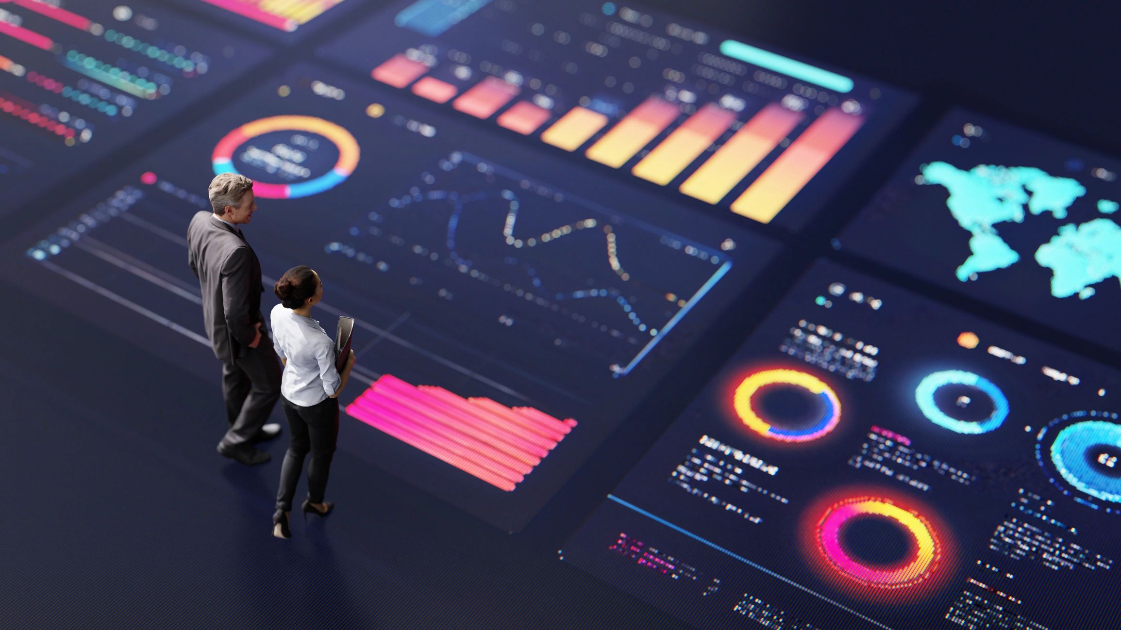 Business analytics dashboard