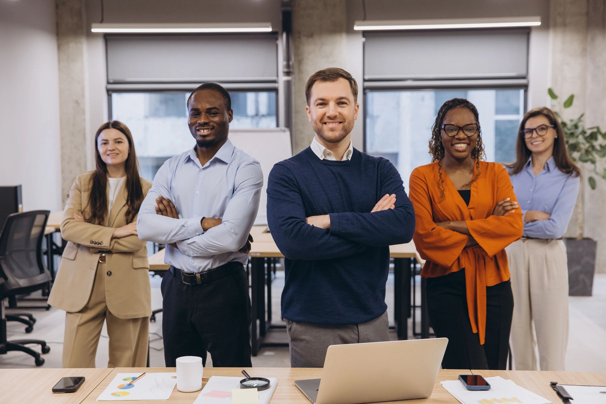 corporate training finance business team professional modern office